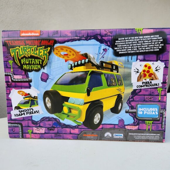 NEW TMNT RC Car Van Remote Control Teenage Mutant Ninja Turtles Toy Pizza Blaste - Picture 13 of 16